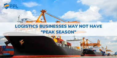 Logistics businesses may not have "peak season"